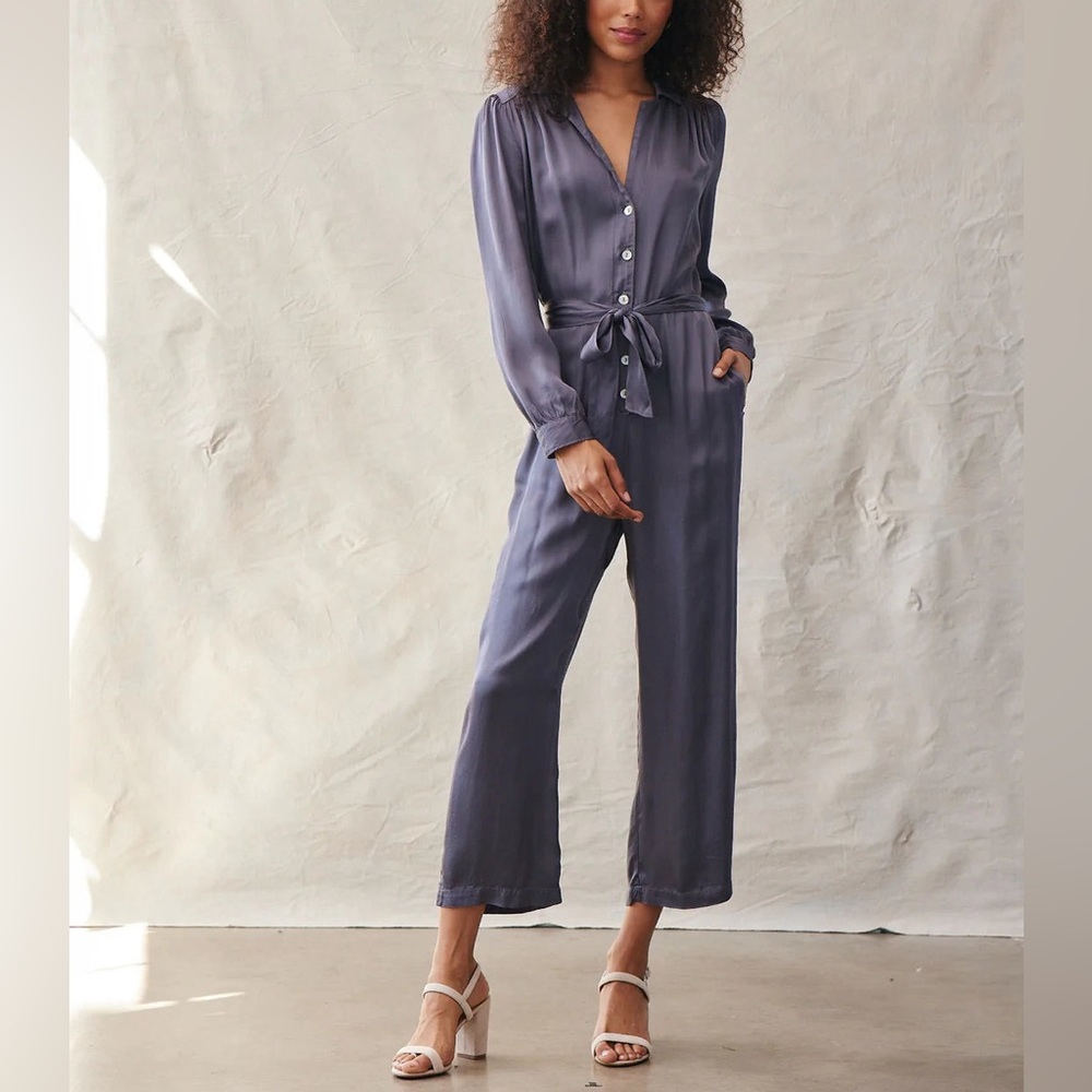 Button Front Jumpsuit